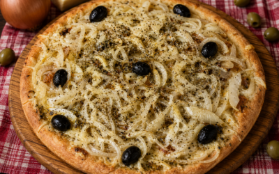 Fugazzeta con jamón