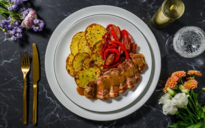 Entrecot de ternera con salsa de mostaza antigua #6